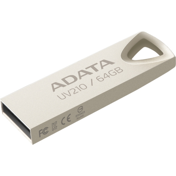 Флешка USB 2.0 64 ГБ Adata UV210 (AUV210-64G-RGD)