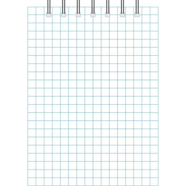 Блокнот Альт Офлайн A5 60 листов синий в клетку на спирали (135х205 мм) (артикул производителя 3-60-153)