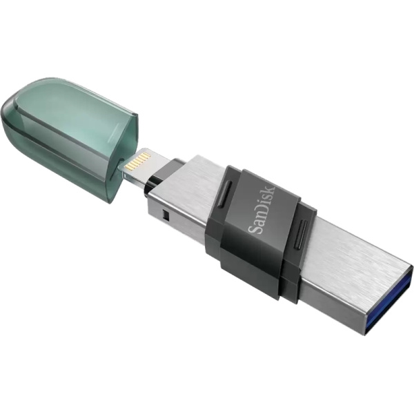 Флешка USB 3.0 128 ГБ Sandisk iXpand Flash Drive Flip  (SDIX90N-128G-GN6NE)