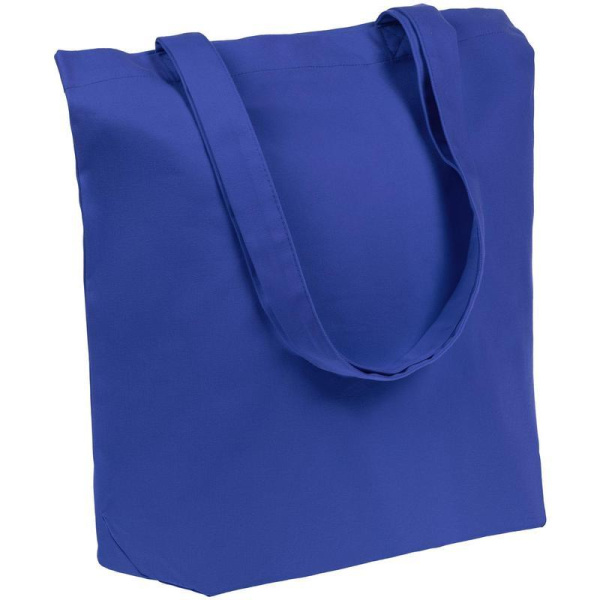 Сумка для покупок Shopaholic Ultra хлопок синяя 43.5х40.5х14 см