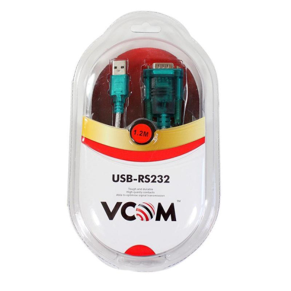 Кабель VCOM USB A - RS-232 1.2 метра (VUS7050)