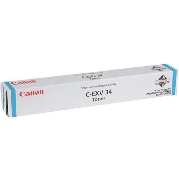 Тонер-картридж Canon C-EXV34 3783B002 голубой