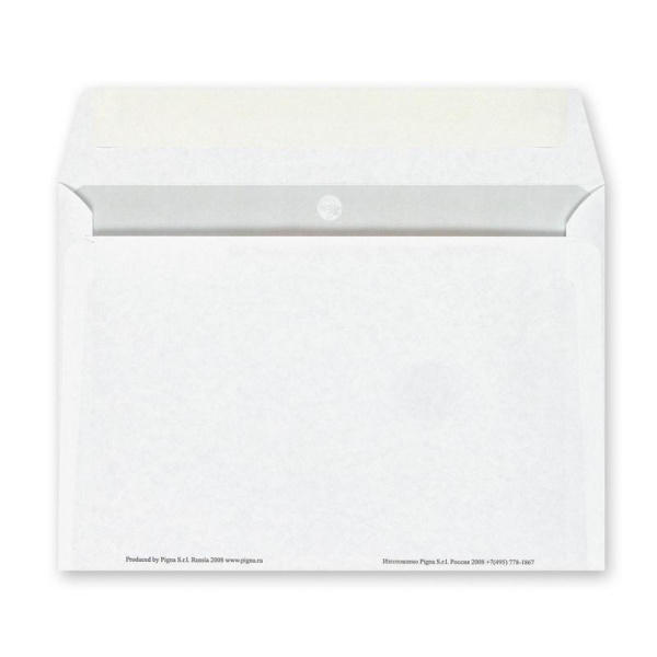 Конверт почтовый ForPost C4 (229x324 мм) Куда-Кому белый удаляемая лента (250 штук в упаковке)