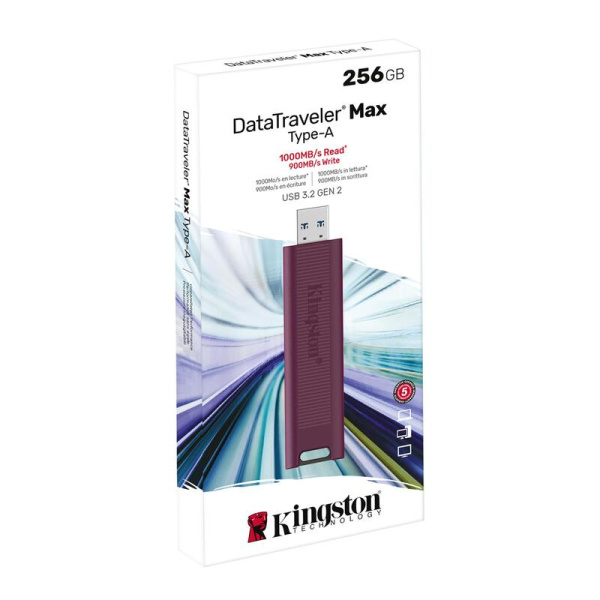 Флешка USB 3.1 256 ГБ Kingston Datatraveler Maxa (DTMAXA/256GB)