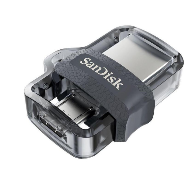 Флеш-память SanDisk Ultra Android OTG, USB 3.0 16Гб черная