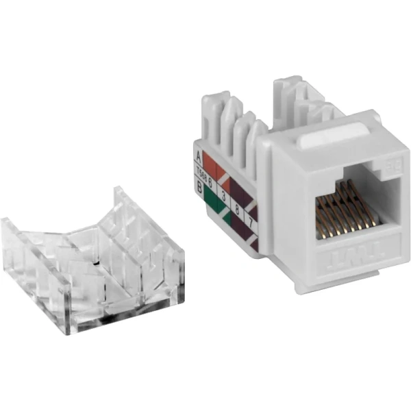 Модуль TWT Keystone RJ-45 5e (TWT-OK45UTP/5E-WH) Модуль TWT Keystone RJ-45 5e (TWT-OK45UTP/5E-WH)
