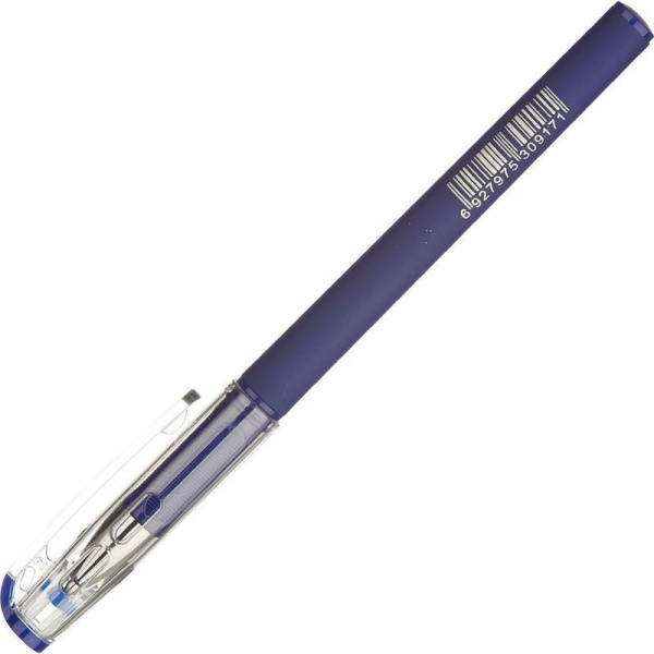 Ручка гелевая синяя (модель G-5680, толщина линии 0,5 мм)