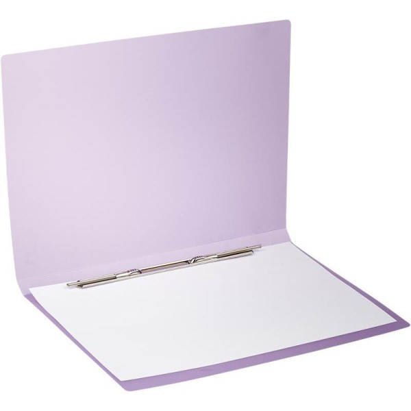 Папка-скоросшиватель с пружинным механизмом Attache Rainbow Style пластиковая А4 фиолетовая (0.45 мм, до 150 листов)