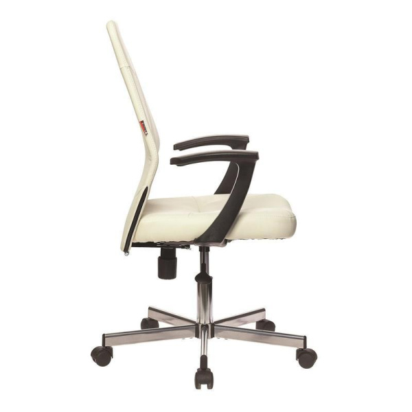 Кресло офисное Easy Chair 224 бежевое (искусственная кожа, металл)