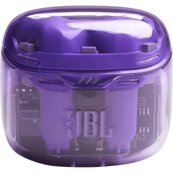 Наушники беспроводные JBL Tune Flex Ghost фиолетовые (JBLTFLEXGPUR)