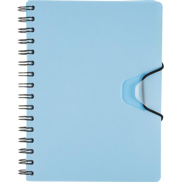 Ежедневник недатированный Attache Bright Colours пластик А5 136 листов  голубой (165х208 мм)
