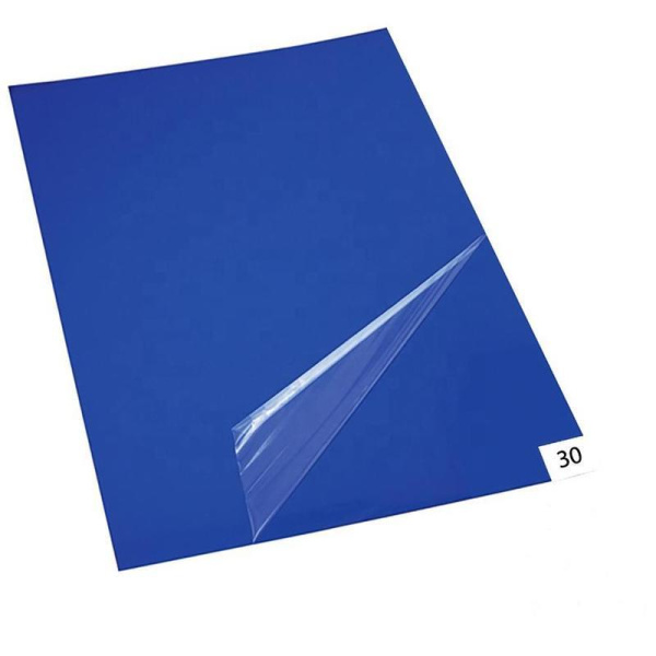 Дезинфекционный коврик многослойный антибактериальный 60x115 см синий 30  листов (10 штук в упаковке)