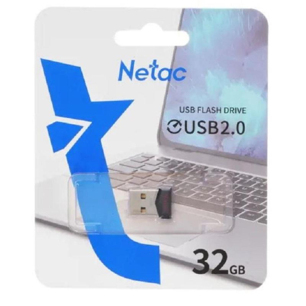 Флеш-память USB 2.0 32 ГБ Netac UM81 (NT03UM81N-032G-20BK)