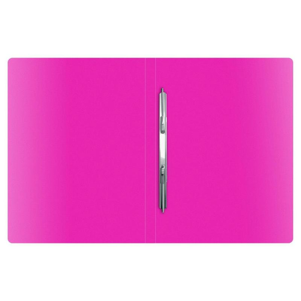 Скоросшиватель пластиковый с пружинным механизмом Attache Fantasy А4 до 120 листов розовый (толщина обложки 0.45 мм)