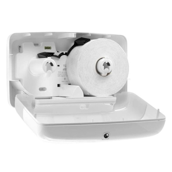 Диспенсер для туалетной бумаги в мини-рулонах Tork Elevation Т2 555500 пластиковый белый