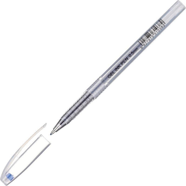 Ручка гелевая Attache Ice синяя (толщина линии 0.5 мм)