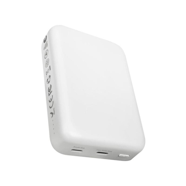 Внешний аккумулятор (power bank) Solove W12 Pro (10000 мАч, белый, W12  Pro White RUS)