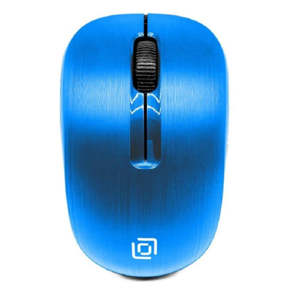 Мышь компьютерная Oklick 525MW голубая