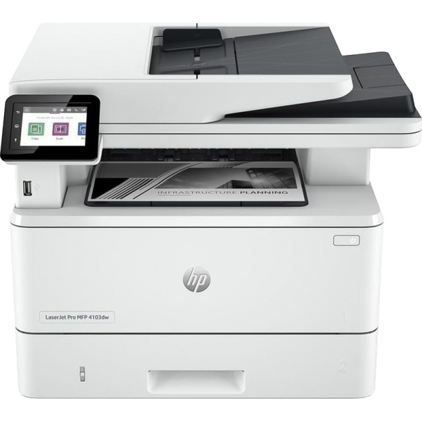 МФУ лазерное HP LaserJet Pro 4103dw с картриджем (2Z627A)