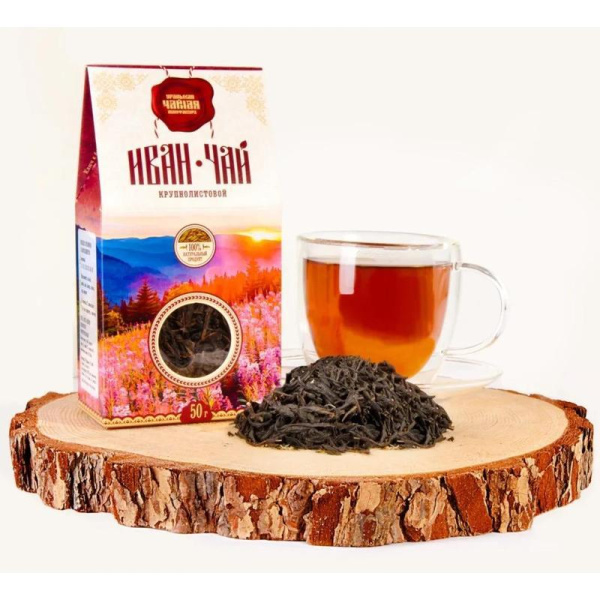 Чай подарочный Уральская Чайная Мануфактура Иван-чай крупнолистовой травяной 50 г