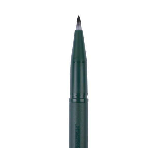 Фломастер-кисть для каллиграфии Pentel Brush Sign Pen Pigment Medium 0.5  мм черный