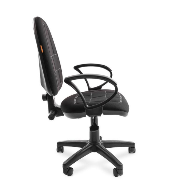 Кресло офисное Chairman 205 черное (ткань, пластик)