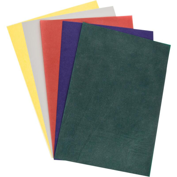 Бумага копировальная разноцветная ProMEGA (А4, 5 цветов по 10 листов)
