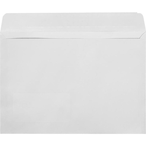 Конверт почтовый Ecopost С5 (162x229 мм) белый удаляемая лента правое окно (1000 штук в упаковке)
