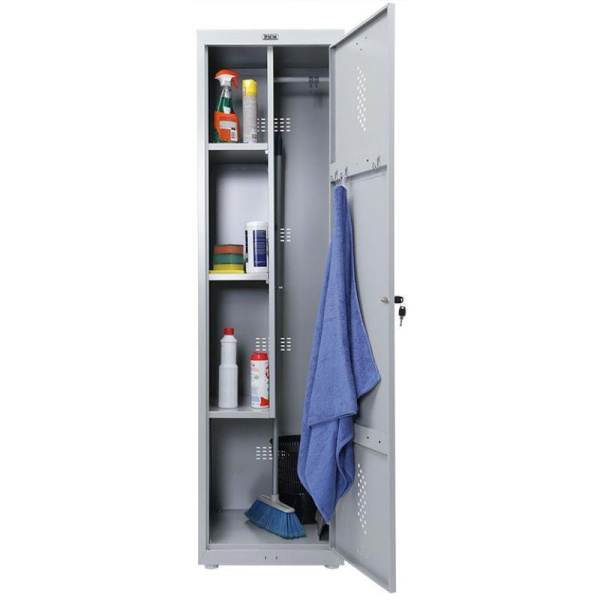 Шкаф хозяйственный металлический Практик Стандарт LS-11-50 (500х500х1830  мм)