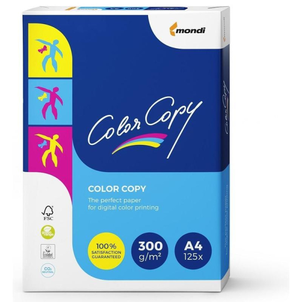Бумага Color Copy (А4, 300 г/кв.м, 161% CIE, 125 листов)