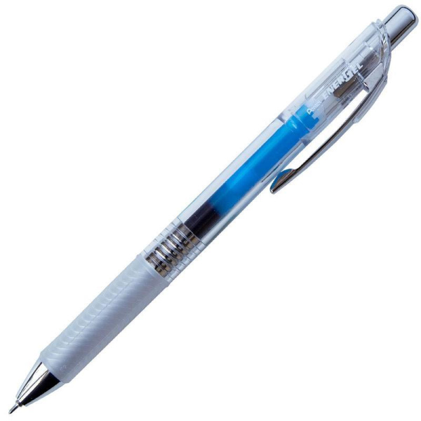 Ручка гелевая автоматическая Pentel Energel Infree синяя (толщина линии 0.25 мм)