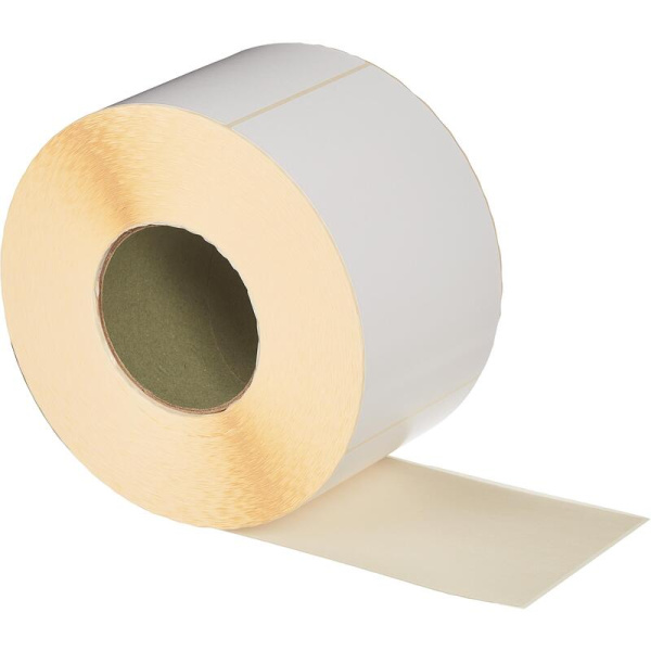 Термотрансферные этикетки 100х150 мм бумажные полуглянцевые (диаметр  втулки 76 мм, 8 рулонов по 1000 этикеток)