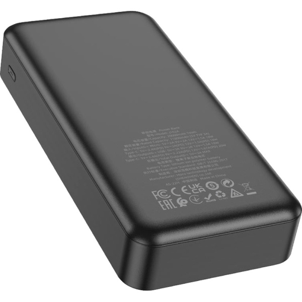 Внешний аккумулятор (power bank) Hoco J102A Cool Figure 20000 мАч черный  (J102A COOL FIGURE BLACK)