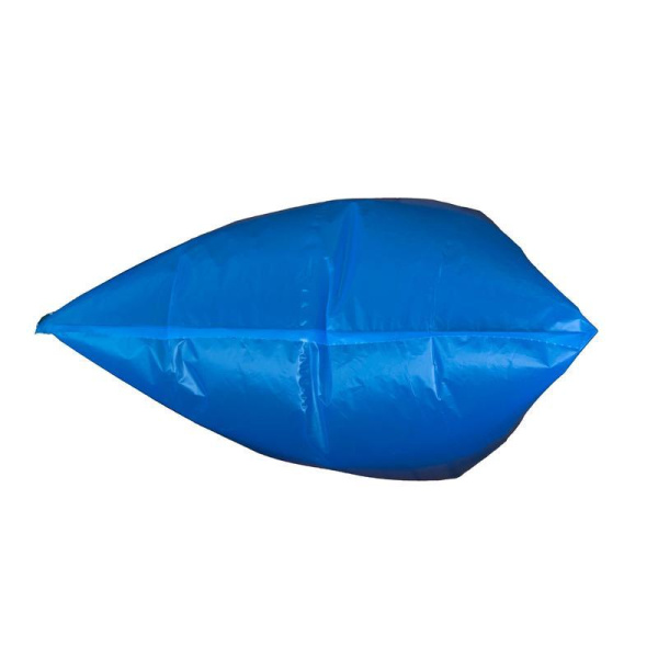 Мешки для мусора на 120 л Luscan синие (ПВД, 50 мкм, в рулоне 10 шт,  70х110 см)