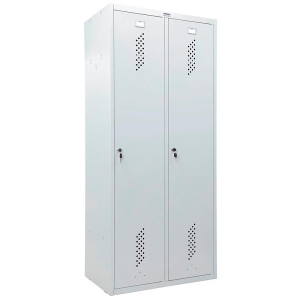 Шкаф для одежды металлический Практик Стандарт LS-21-80 2 отделения