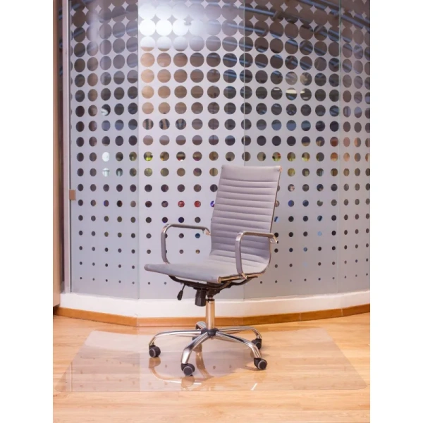 Коврик напольный Easy Chair pt101012c прозрачный (прямоугольный, ПЭТ,  1000х1200 мм) Коврик напольный Easy Chair pt101012c прозрачный (прямоугольный, ПЭТ,  1000х1200 мм)