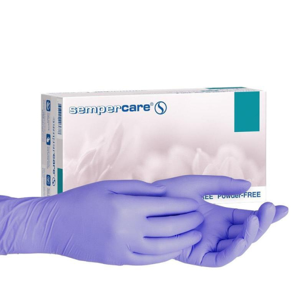 Перчатки медицинские смотровые нитриловые нестерильные неопудренные  синие размер L (200 штук в упаковке)