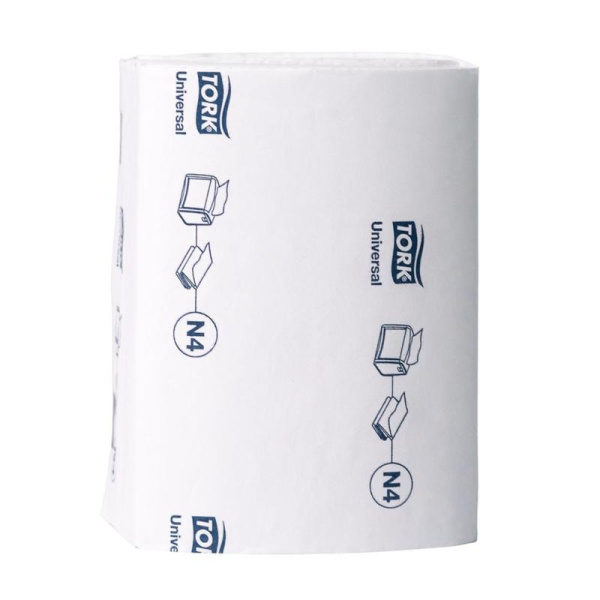 Салфетки бумажные Tork Xpressnap N4 16х23 см белые 2-слойные 200 листов   20 пачек в упаковке (артикул производителя 10844)