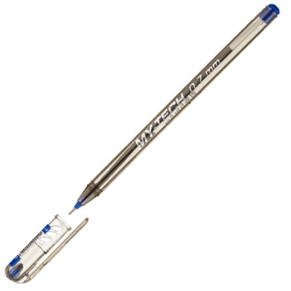 Ручка шариковая Pensan My Tech синяя (толщина линии 0.7 мм)