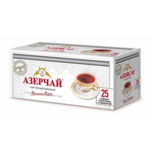 Чай Азерчай Премиум черный 25 пакетиков