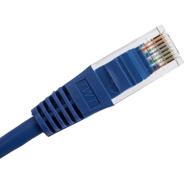 Патч-корд витая пара TWT TWT-45-45-2.0-BL cat 5e 2.0 м