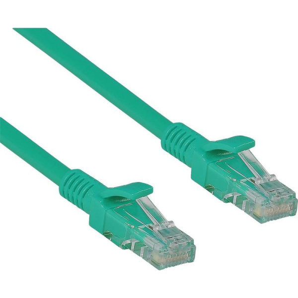 Патч-корд витая пара ExeGate UTP-RJ45-RJ45-5e-1,5M-GN 5e 1,5 м