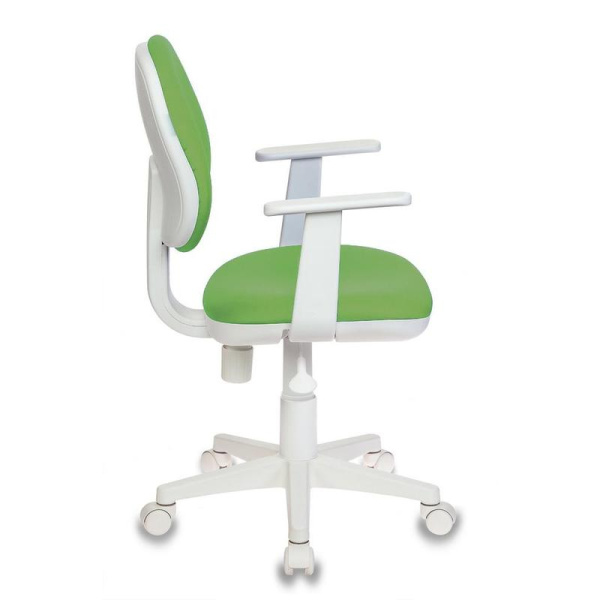 Кресло детское Бюрократ CH-W356 зеленое (ткань, пластик)
