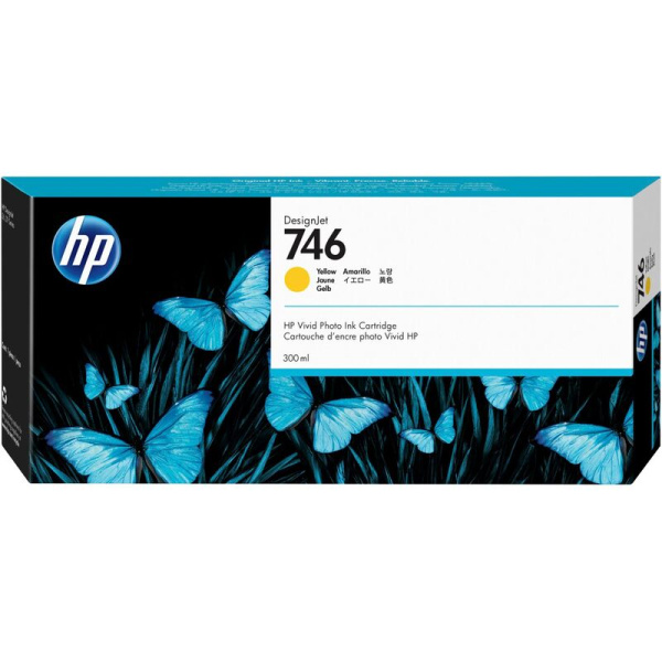 Картридж струйный HP 746 P2V79A желтый оригинальный