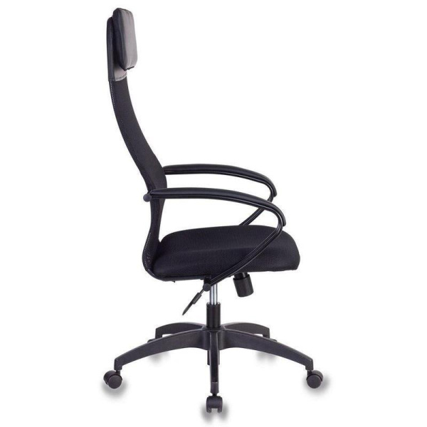 Кресло для руководителя Easy Chair 655 TTW черное (искусственная кожа/сетка/ткань, пластик)