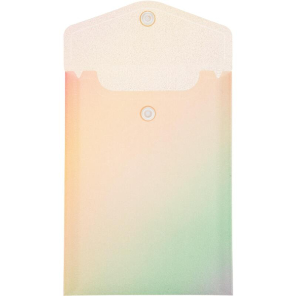 Папка-конверт на кнопке Attache Selection Rainbow А6 180 мкм (3 штуки в  упаковке)
