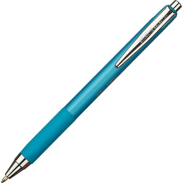 Ручка шариковая масляная автоматическая Attache Selection Glide Tri Tek синяя (толщина линии 0.7 мм)