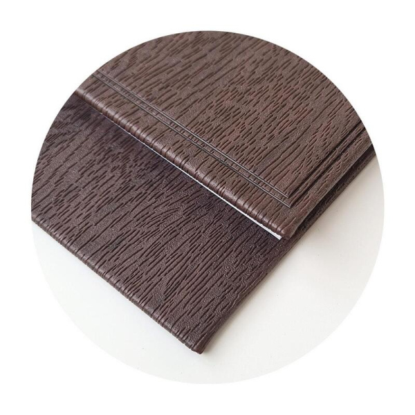 Планинг датированный 2024 год Infolio Wood искусственная кожа 64 листа  коричневый (140х292 мм)