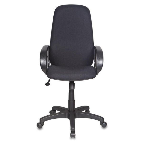 Кресло для руководителя Бюрократ CH-808 черное (ткань, пластик)