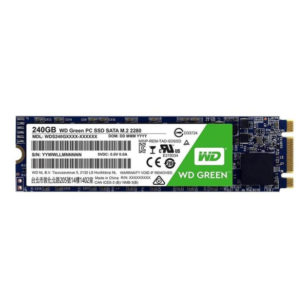SSD накопитель Western Digital Green 240 ГБ (WDS240G2G0B)